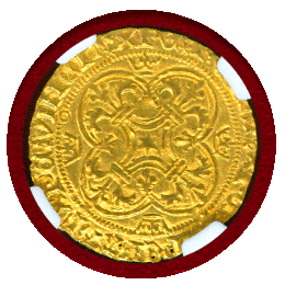 【SOLD】フランス (1380-1422) エキュドール 金貨 シャルル6世 NGC MS63