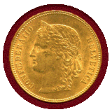 スイス 1896B 20フラン 金貨 ヘルヴェティア