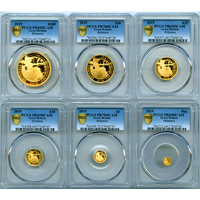 イギリス 2019年 金貨 ブリタニア 6枚セット PCGS PR69DC～PR70DC