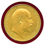 イギリス 1902年 5ポンド 金貨 エドワード7世 PCGS PR62Matte
