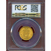 オーストラリア 1867SY ソブリン 金貨 ヴィクトリア バンクシア PCGS MS61