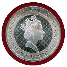 セントヘレナ 2021年 1ポンド 銀貨 Queen's Virtues Victory