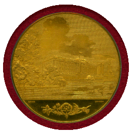 イギリス 1953年 金メダル エリザベス2世戴冠記念 NGC MS63