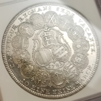 【SOLD】ドイツ アイヒシュテット 1781KR ターラー 銀貨 都市景観 NGC MS63