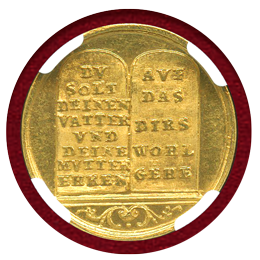 【SOLD】 ドイツ ハンブルク 18世紀 ダカット金メダル NGC MS62