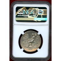 セレウコス朝シリア 紀元前162-150 テトラドラクマ 銀貨 デメトリオス1世 NGC Ch VF
