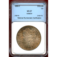 【SOLD】アメリカ 1899-O $1 銀貨 モルガンダラー NNC MS67