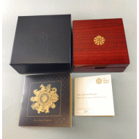 【SOLD】イギリス 2021年 £100 金貨 クイーンズビースト コンプリーター PF70UC