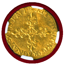 【SOLD】フランス 1573M エキュドール 金貨 シャルル9世 NGC MS62