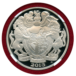 【SOLD】イギリス 2013 5ポンド 銀貨 エリザベス2世戴冠60年記念4枚セット PF70UC