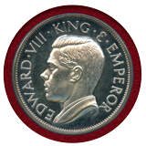 【SOLD】イギリス (1936年) ファンタジー クラウン 銀貨 エドワード8世 PR66CAM