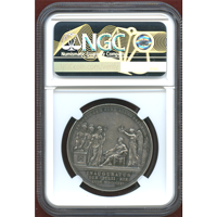 【SOLD】イギリス 1821年 銀メダル ジョージ4世 戴冠記念 NGC MS61