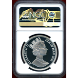 マン島 1991年 クラウン プルーフ銀貨 キャットコイン ノルウェージャ NGC PF69UCAM