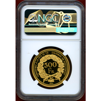 スイス 現代射撃祭 2015年 500フラン 金貨 ヴァレー NGC PF70UC