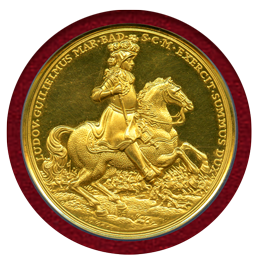 ドイツ バーデン 1955年 金メダル ルートヴィッヒ・ヴィルヘルム NGC MS64DPL