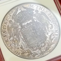 ハンガリー 1780B ターラー 銀貨 マドンナ ANACS MS62