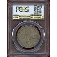 イギリス 1698年 1/2クラウン 銀貨 ウィリアム3世 PCGS XF45