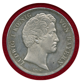 【SOLD】ドイツ バイエルン 1842年 2ターラー銀貨 ヴァルハラ神殿建立 PCGS MS63
