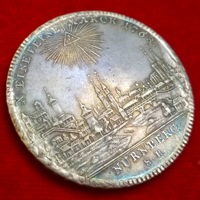 ドイツ ニュルンベルク 1768SR ターラー 銀貨 都市景観
