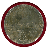 ドイツ フランクフルト 1772PCB ターラー 銀貨 都市景観 NGC AU Details