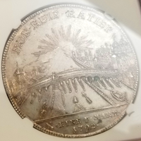 ドイツ レーゲンスブルク 1792年 ターラー 銀貨 都市景観 NGC AU58