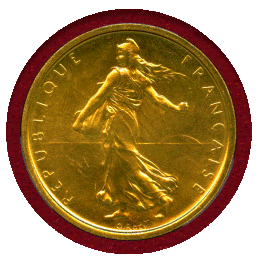 【SOLD】フランス 1960年 5フラン 金貨 ピエフォー 種を蒔く女神 PCGS SP66
