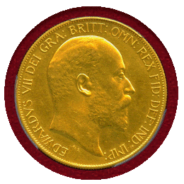 イギリス 1902年 5ポンド 金貨 エドワード7世 PCGS PR61MATTE