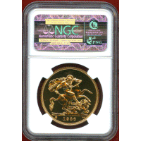 【SOLD】イギリス 1986年 5ポンド 金貨 エリザベス2世 NGC MS69