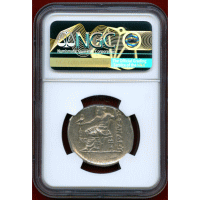 【SOLD】リュキア ファセリス 紀元前218-185年 4ドラクマ 銀貨 アレキサンダー大王 AU