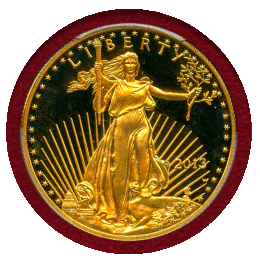 アメリカ 2013W $50 金貨 ゴールドイーグル PCGS PR70DCAM FS