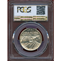 アメリカ 1937D 50セント 銀貨 オレゴン街道記念 PCGS MS65