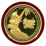 スイス 現代射撃祭 1989年 1000フラン 金貨 メンツィンゲン NGC PF70UC