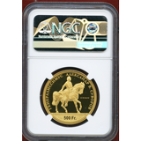 スイス 現代射撃祭 2022年 500フラン 金貨 ウーリ NGC PF70UC