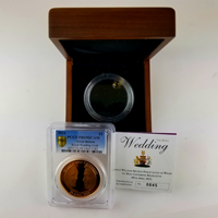 イギリス 2011年 5ポンド 金貨 ロイヤルウェディング PCGS PR69DCAM