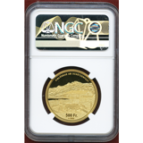 スイス 現代射撃祭 2023年 500フラン 金貨 オプヴァルデン NGC PF70UC