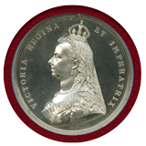 【SOLD】イギリス 1887年 銀メダル ヴィクトリア女王即位50周年記念 MS64