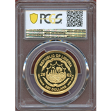 【SOLD】リベリア共和国 2002年 250ドル 金貨 プルーフ ウナとライオン PR68DCAM