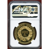 スイス 現代射撃祭 2004年 500フラン金貨 フリブール NGC PF69UC