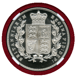 イギリス (1879) ファンタジー クラウン 銀貨 ヴィクトリア NGC PF67UC