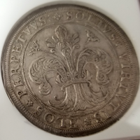 ドイツ シュトラスブルク ND(1617年頃) ターラー 銀貨 NGC AU58