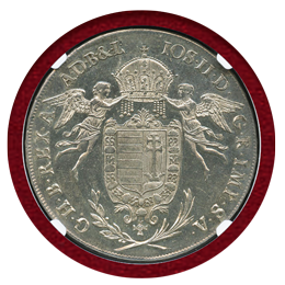 【SOLD】ハンガリー 1786B ターラー銀貨 マドンナ NGC MS61