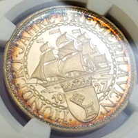 【SOLD】ワイマール共和国 1927A 5マルク 銀貨 ブレーマーハーフェン NGC PF67