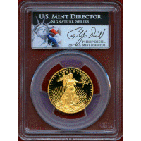 アメリカ 2011W $25 金貨 イーグル PR69DCAM Philip Diehlサイン
