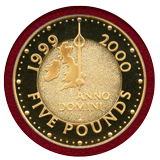 【SOLD】イギリス 1999年 5ポンド 金貨 ミレニアム NGC PR70DC