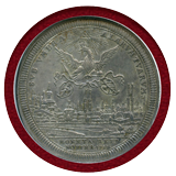 【SOLD】ドイツ ニュルンベルク1711年 ターラー銀貨 カール6世 都市景観 NGC MS61