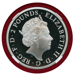 イギリス 2018年 2ポンド 銀貨 ブリタニア オリエンタルボーダー NGC PF69UC