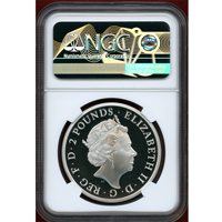 イギリス 2018年 2ポンド 銀貨 ブリタニア オリエンタルボーダー NGC PF69UC
