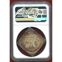 【SOLD】リヒテンシュタイン 1619(1966)年 3ダカット 銀貨 クリッペ NGC MS67