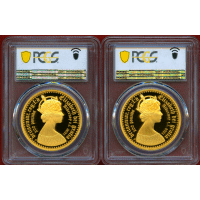 オルダニー 2021年 ￡200 金貨2枚セット ニューゴシッククラウン PCGS PR70DCAM