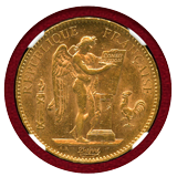 フランス 1907A 100フラン 金貨 エンジェル NGC MS61